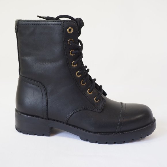UGG Black Combat Boots - Picture 3 of 10
